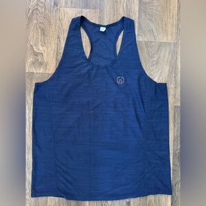 Navy Blue Athletic Tank Top